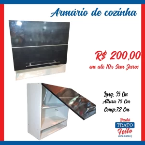 Armário de cozinha suspenso