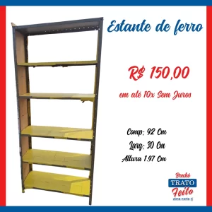Estante de ferro