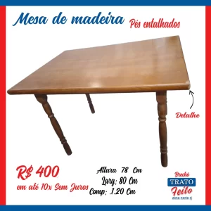 Mesa madeira