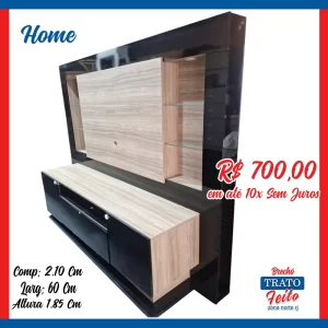 Home Bege e Preto