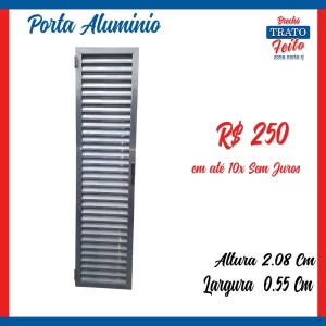 Porta de aluminio