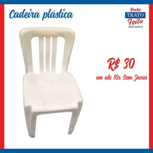 Cadeira plastica