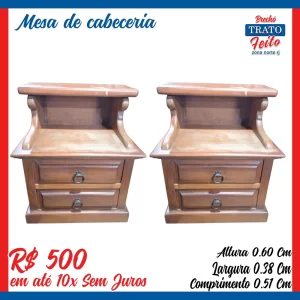 Mesa de cabeceira (par)