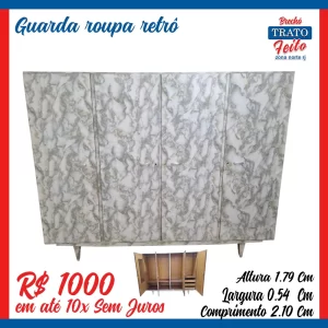 Guarda roupa estilo mid century modern