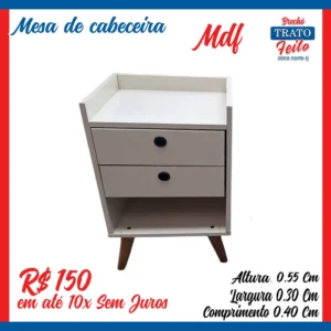 Mesa de cabeceira Mdf