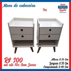 Mesa de cabeceira par