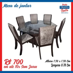 Mesa jantar redonda