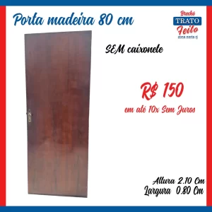 Porta de 80 cm SEM CAIXONETE
