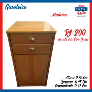 Gaveteiro madeira