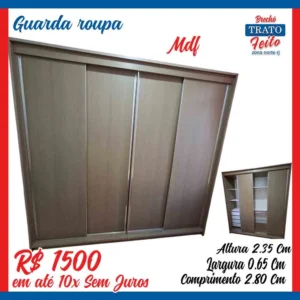 Guarda roupa porta de correr