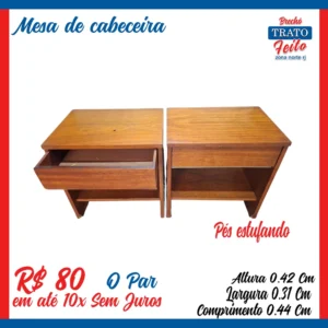 Mesa de cabeceira (par)