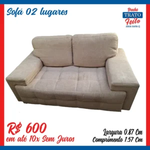 Sofá 02 lugares