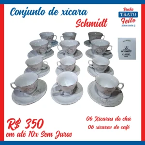 Conjunto de xícaras Schmidt