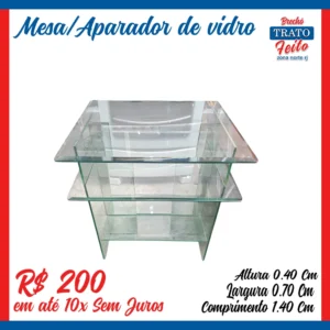 Mesa / RaCK de vidro