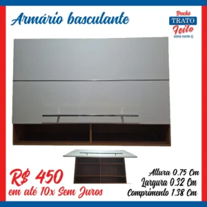 Armário com porta basculate