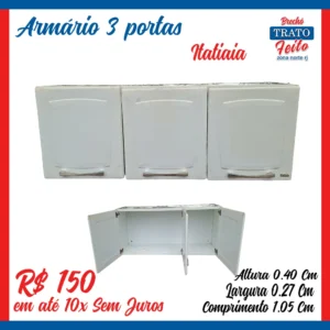 Armário 3 portas Itatiaia
