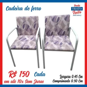 Cadeiras de ferro