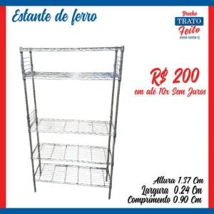 Estante de ferro