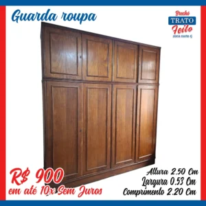 Guarda roupa madeira e Mdf