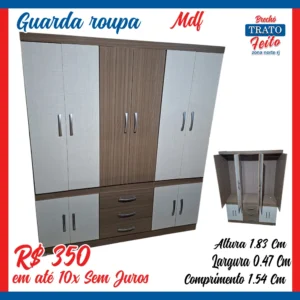 Guarda roupa pequeno de Mdf