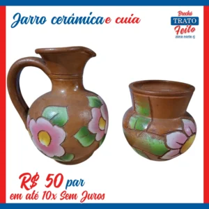 Jogo de cerâmica