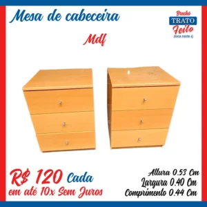 Mesa de cabeceira (par)