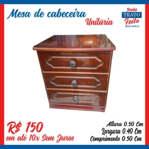 Mesa de cabeceria Mdf Unitária