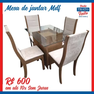 Mesa de jantar Mdf