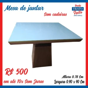 Mesa de jantar 90x90