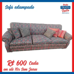 Sofa estampado