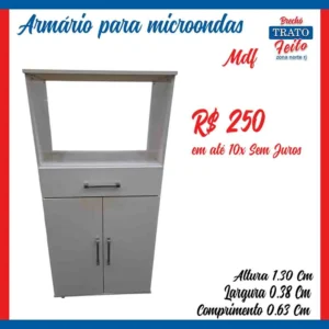 Armário cozinha para microondas