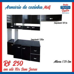 Armário de cozinha Mdf