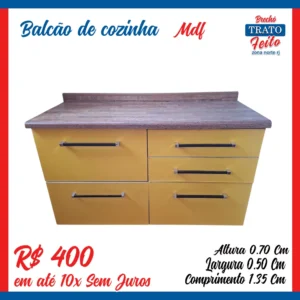 Bancada de cozinha Mdf