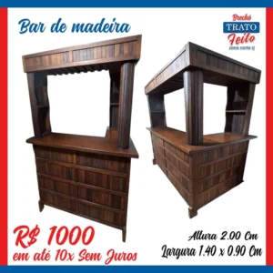 Bar de madeira