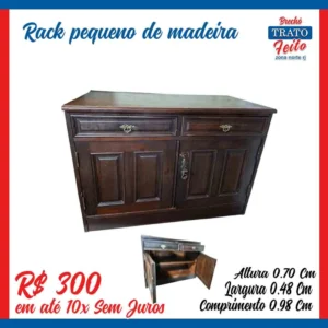 Rack de madeira