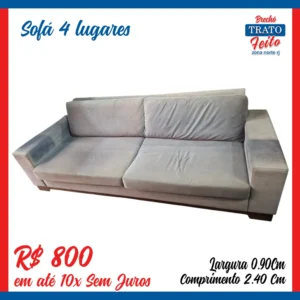 Sofá 4 lugares