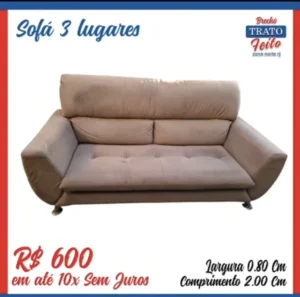 Sofá 3 lugares