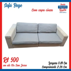 Sofá bege