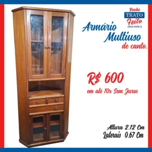 Armário Multiuso de canto