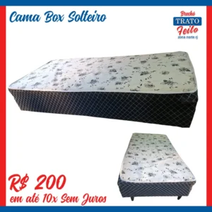 Cama Box solteiro