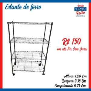 Estante de ferro