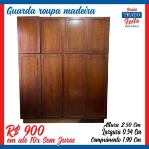 Guarda roupa madeira