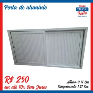 Porta de aluminio