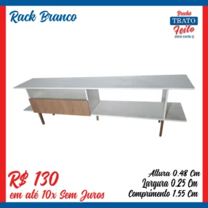 Rack de Mdf Branco