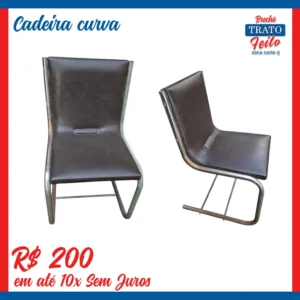 Cadeira curva década 70