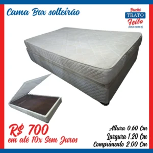 Cama Box solteirão
