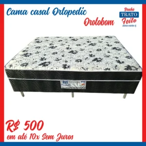 Cama casal Ortopedic Ortobom