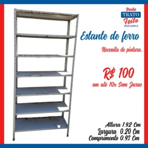 Estante de ferro