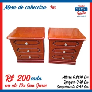 Mesa de cabeceira mdf