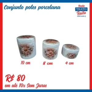 Potes de porcelana